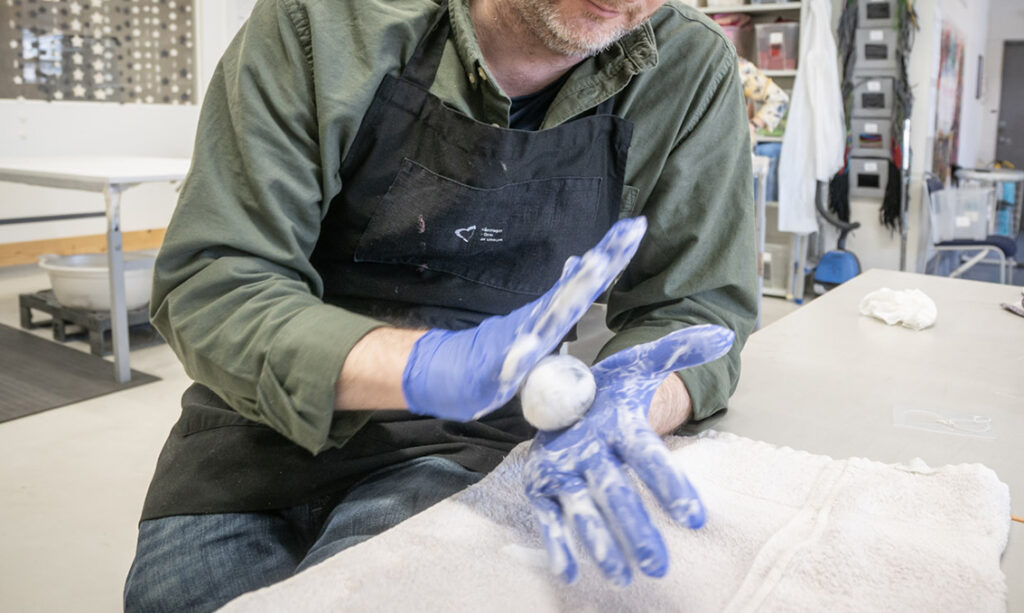 Arbeidstrening og produksjon av produkter