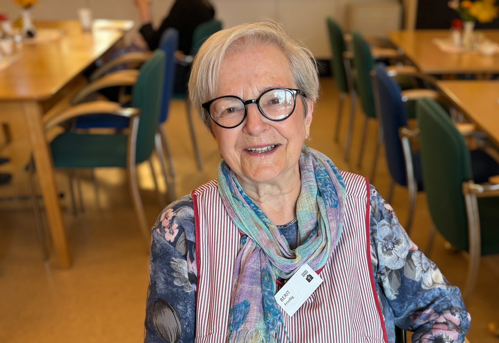 Berit J&oslash;rgensen, frivillig St. Hanshaugen seniorsenter