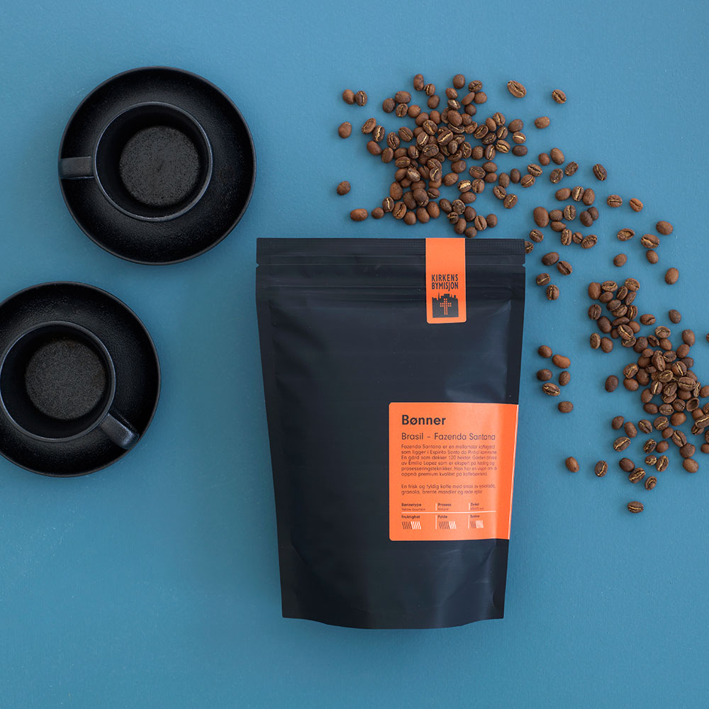 Kaffe fra Brasil– 250 g kaffebønner