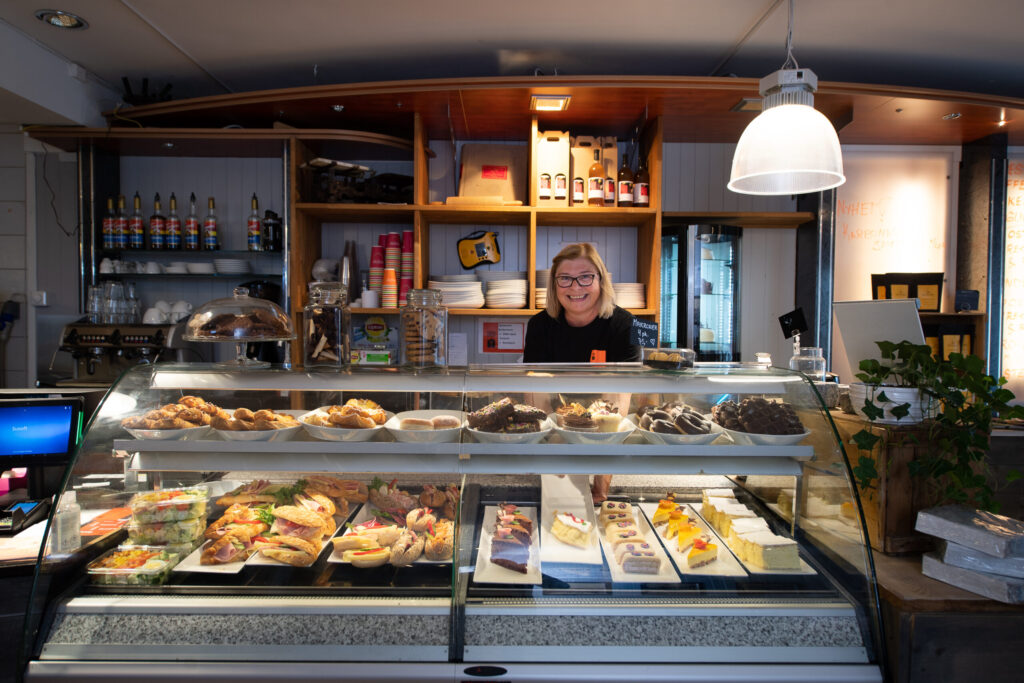 Ansatte og frivillige ved Kaf&eacute;, H&oslash;nefoss