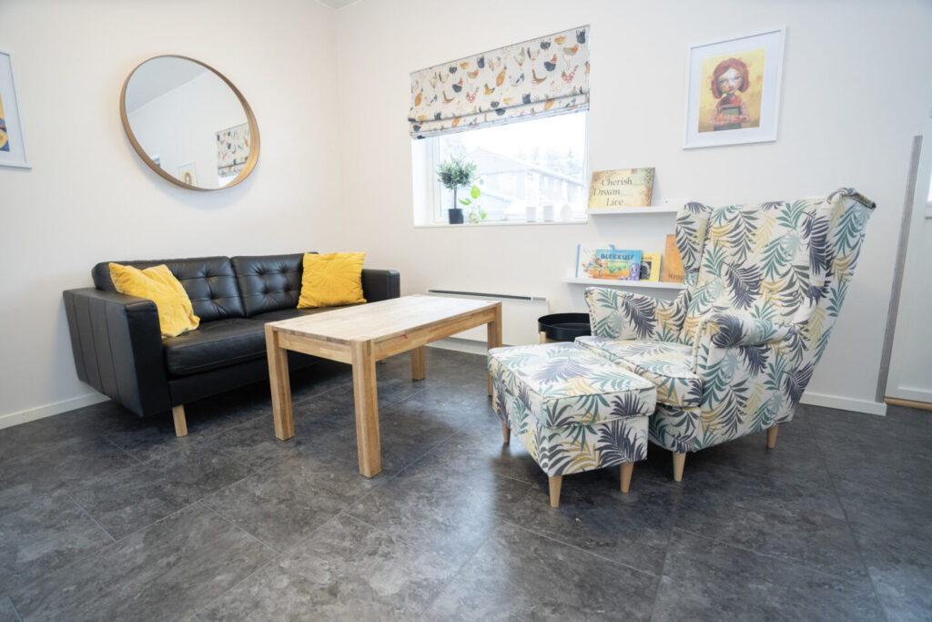 Innsiden av en leilighet p&aring; Origosenteret