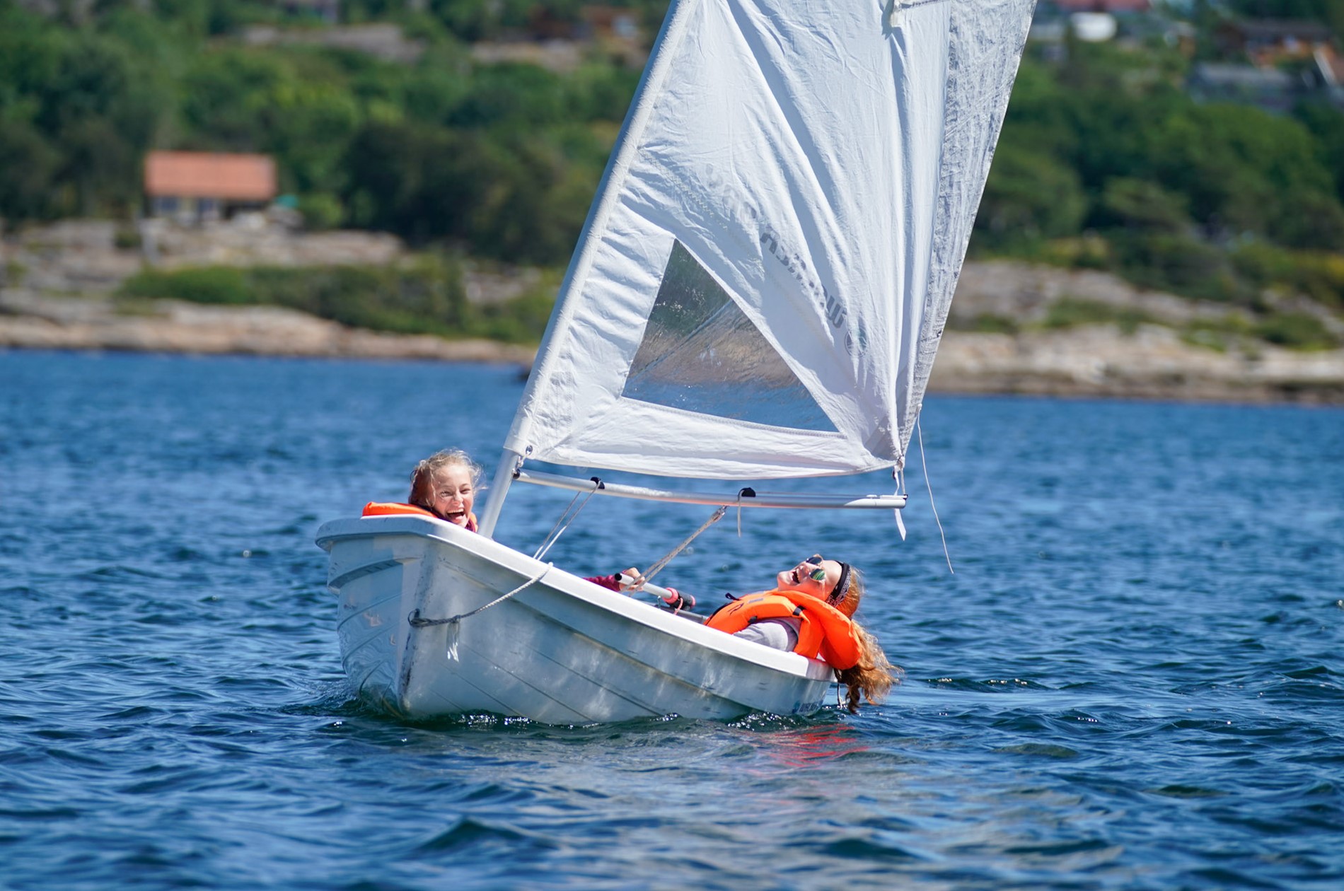 Barn p&aring; seiltur
